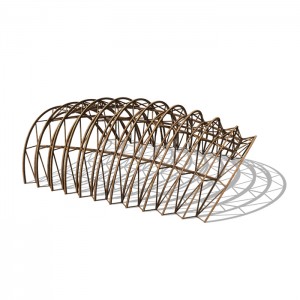 Gare Funitel Val Thorens Jacques Anglade Adela Ciurea structure bois